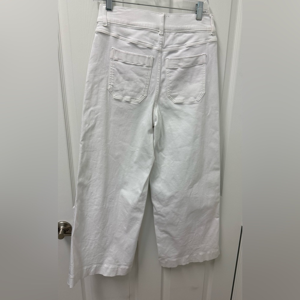 SPANX Women's Flare White Ankle Jeans - Picture 3 of 3